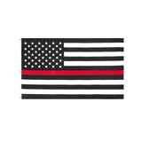 johnin 3x5Fts Thin Red And Blue  Dual  Line American Flag for Police Officers Firefighters First Responders