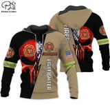 PLstar Cosmos Firemen Firefighter Suit Super Hero NewFashion Casual Unisex 3DPrint Zipper/Hoodies/Sweatshirt/Jacket/Men/Women T9