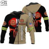 PLstar Cosmos Firemen Firefighter Suit Super Hero NewFashion Casual Unisex 3DPrint Zipper/Hoodies/Sweatshirt/Jacket/Men/Women T9