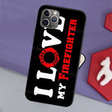 Proud Firefighter Mom Quotes Case For iPhone 11 Pro Max SE 2020 6S 8 7 Plus X XR XS Max Back Cover Shell