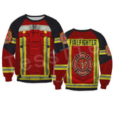 Tessffel Firefighters Suit Firemen hero Harajuku Pullover NewFashion Casual 3DPrint Zip/Hoodies/Sweatshirts/Jacket/Men/Women B-4