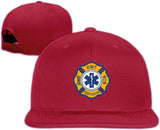 Yellowpods EMT Firefighter Maltese Cross Men's Relaxed Medium Profile Adjustable Baseball Cap