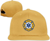 Yellowpods EMT Firefighter Maltese Cross Men's Relaxed Medium Profile Adjustable Baseball Cap
