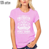 Firefighter Fireman T-Shirt 100% Premium Cotton