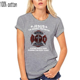 From Burning Black Jesus The Original T-Shirt S-3Xl Firefighter Keeping People