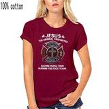 From Burning Black Jesus The Original T-Shirt S-3Xl Firefighter Keeping People