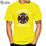 From Burning Black Jesus The Original T-Shirt S-3Xl Firefighter Keeping People