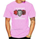 I Support Responders T-Shirt Firefighter EMS EMT Tee Shirt
