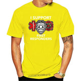 I Support Responders T-Shirt Firefighter EMS EMT Tee Shirt