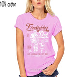 Firefighter Dad Mens Funny Fireman T-Shirt Fire Brigade Service Sam Father Day T Shirt O-Neck Fashion Casual High Quality