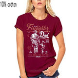 Firefighter Dad Mens Funny Fireman T-Shirt Fire Brigade Service Sam Father Day T Shirt O-Neck Fashion Casual High Quality