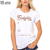 Firefighter Dad Mens Funny Fireman T-Shirt Fire Brigade Service Sam Father Day T Shirt O-Neck Fashion Casual High Quality