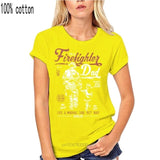 Firefighter Dad Mens Funny Fireman T-Shirt Fire Brigade Service Sam Father Day T Shirt O-Neck Fashion Casual High Quality