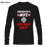 Fashion Hot sale 100% cotton Firefighter Couple T Shirts Husband And Wife Cool Matching T-shirts Gift ideas Tee shirt