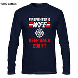 Fashion Hot sale 100% cotton Firefighter Couple T Shirts Husband And Wife Cool Matching T-shirts Gift ideas Tee shirt