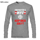 Fashion Hot sale 100% cotton Firefighter Couple T Shirts Husband And Wife Cool Matching T-shirts Gift ideas Tee shirt