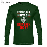 Fashion Hot sale 100% cotton Firefighter Couple T Shirts Husband And Wife Cool Matching T-shirts Gift ideas Tee shirt