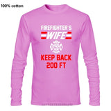 Fashion Hot sale 100% cotton Firefighter Couple T Shirts Husband And Wife Cool Matching T-shirts Gift ideas Tee shirt