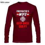 Fashion Hot sale 100% cotton Firefighter Couple T Shirts Husband And Wife Cool Matching T-shirts Gift ideas Tee shirt