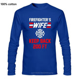 Fashion Hot sale 100% cotton Firefighter Couple T Shirts Husband And Wife Cool Matching T-shirts Gift ideas Tee shirt