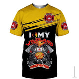 2020 New Fashion Men hoodie 3D Printed FireFighter Firemen T-shirt Tees Shorts Sleeve Apparel Unisex Cosplay Casual Streetwear-1