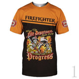 2020 New Fashion Men hoodie 3D Printed FireFighter Firemen T-shirt Tees Shorts Sleeve Apparel Unisex Cosplay Casual Streetwear-1