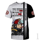 2020 New Fashion Men hoodie 3D Printed FireFighter Firemen T-shirt Tees Shorts Sleeve Apparel Unisex Cosplay Casual Streetwear-1