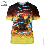 2020 New Fashion Men hoodie 3D Printed FireFighter Firemen T-shirt Tees Shorts Sleeve Apparel Unisex Cosplay Casual Streetwear-1
