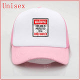 This girl is protected by a firefighter  hip hop hats for men cap fashion style hats for women best selling 2021 ponytail hat