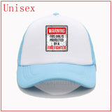 This girl is protected by a firefighter  hip hop hats for men cap fashion style hats for women best selling 2021 ponytail hat