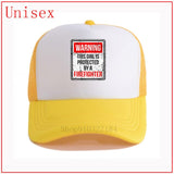 This girl is protected by a firefighter  hip hop hats for men cap fashion style hats for women best selling 2021 ponytail hat