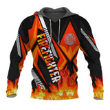 New Firefighter 3D Printed Hoodies for men/women Harajuku Fashion Hooded Sweatshirt Autumn Casual hoodie sudadera hombre DLL59