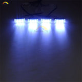 4x3 LED Car Grille Light Front Bumper Blink Grill Light Police Firefighter led Strobe Flash Warning Emergency lamp